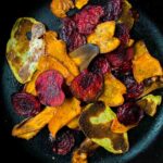 Hot & Colourful Root Vegetable Chips (vegan + gluten-free)