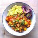 Easy Eggplant and Chickpea Stew (vegan + gf)