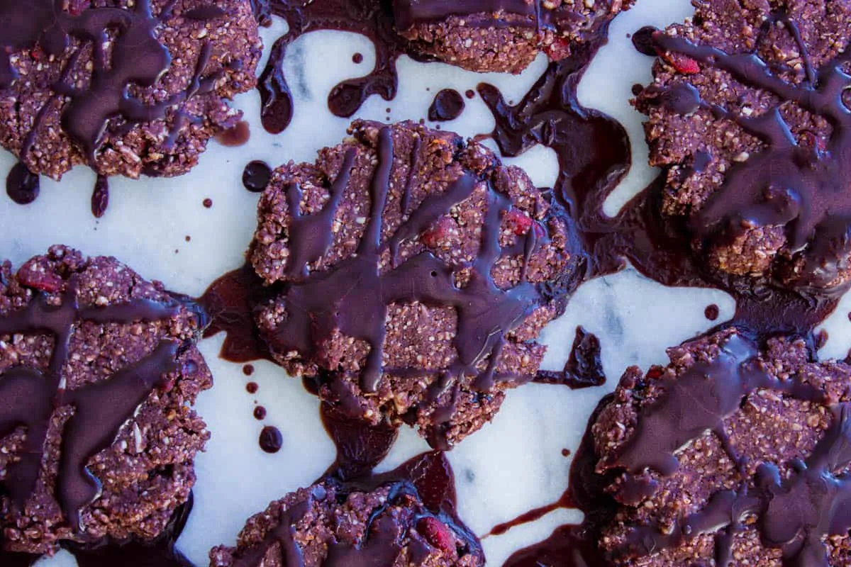 Chocolate Hazelnut Freezer Cookies (vegan + gf)