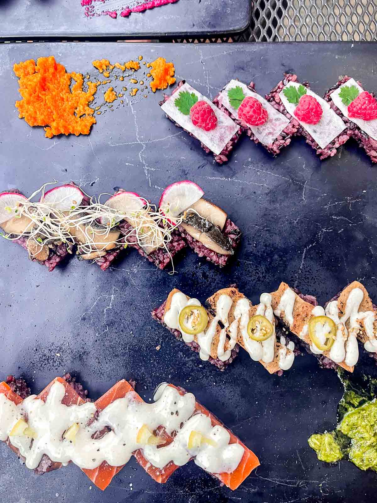 25 Best Vegan Restaurants in Vancouver BC for 2023 - pressed sushi platter from COFU