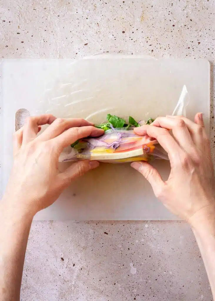 Easy Fresh Vegan Spring Rolls