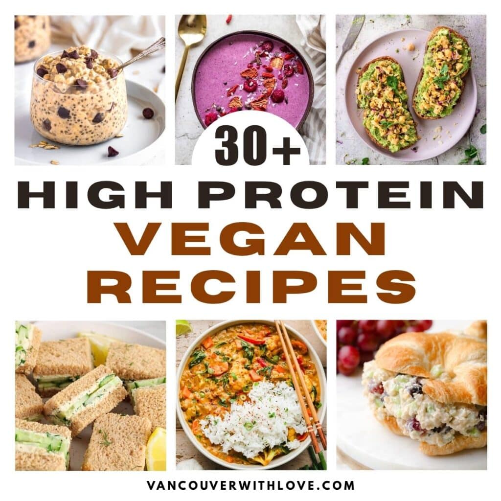 30+ High Protein Vegan Recipes