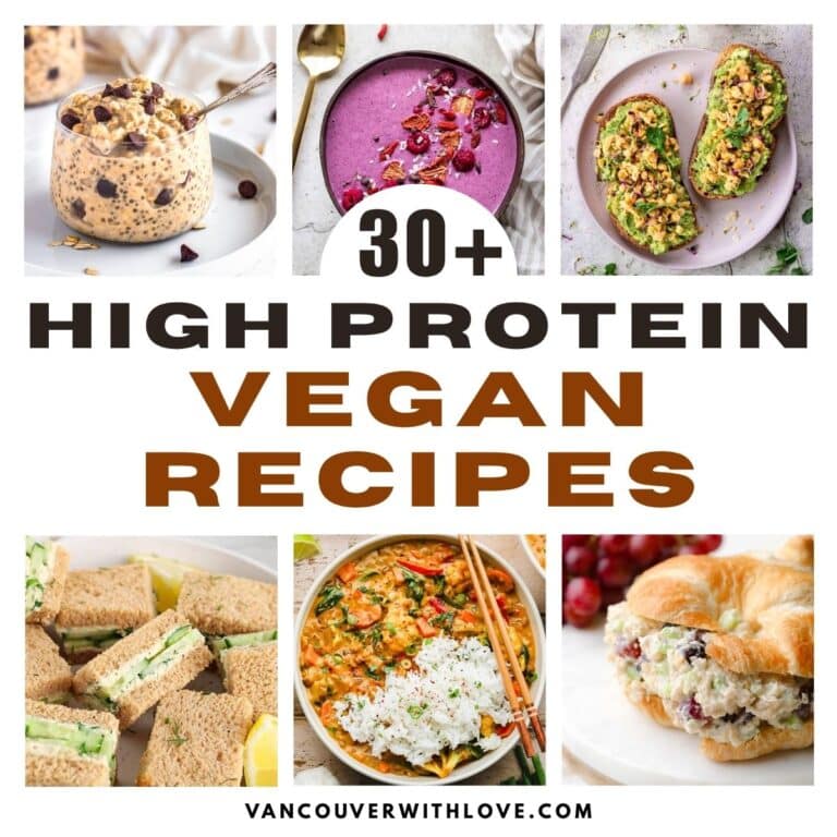 30+ High Protein Vegan Recipes